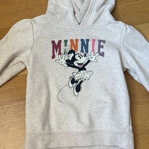 Minnie Mouse Gray Kids Hoodie